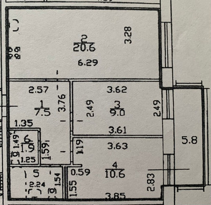 Продам двухкомнатную (2-комн.) квартиру, Оптиков ул, 34Ак1, Санкт-Петербург г