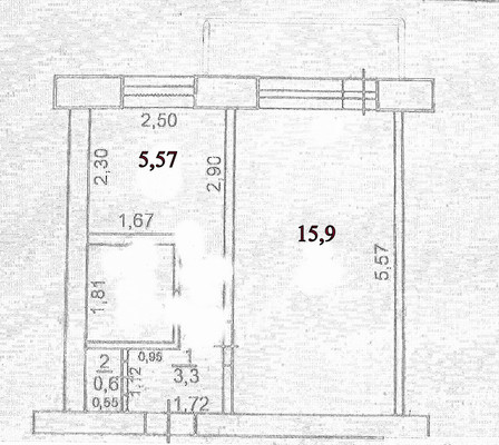 Продам однокомнатную (1-комн.) квартиру, Содружества ул, 88/1, Ростов-на-Дону г