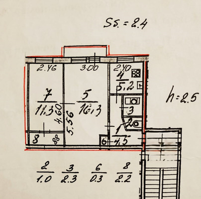 Продам двухкомнатную (2-комн.) квартиру, Железнодорожная ул, 62, Пушкин г