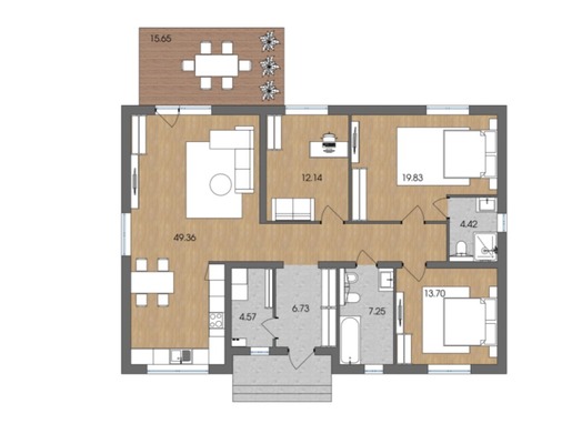 Продам дом, Родники п, 0 км от города