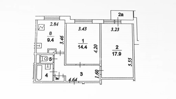 Продам двухкомнатную (2-комн.) квартиру, Мичуринский пр-кт, 5, Москва г