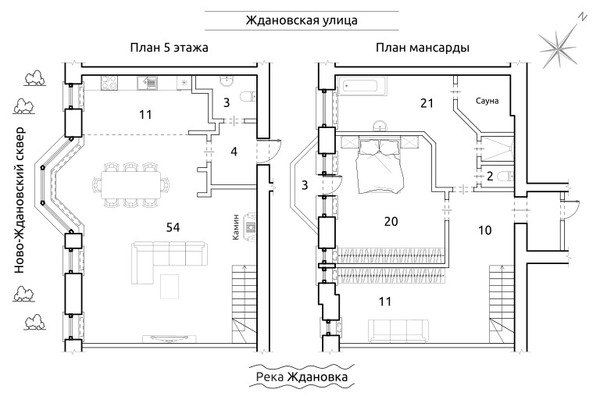 Продам трехкомнатную (3-комн.) квартиру, Ждановская ул, 10, Санкт-Петербург г