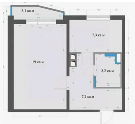 Продам однокомнатную (1-комн.) квартиру, Грекова ул, 11, Москва г