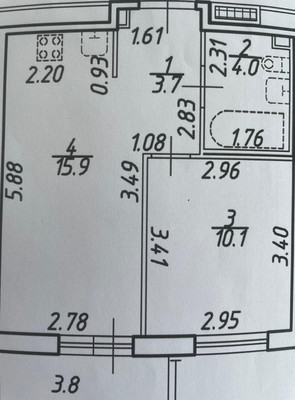 Продам однокомнатную (1-комн.) квартиру, Тихая ул, 7к5, Бугры п