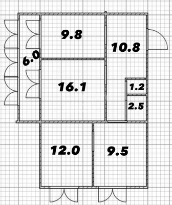 Продам трехкомнатную (3-комн.) квартиру, Урицкого ул, 76, Брянск г