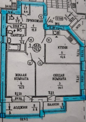 Продам двухкомнатную (2-комн.) квартиру, Закруткина ул, 51/7, Ростов-на-Дону г