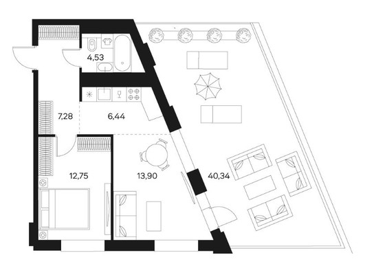 Продам однокомнатную (1-комн.) квартиру, Автозаводская ул, 26/1, Москва г