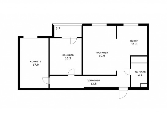 Продам трехкомнатную (3-комн.) квартиру, Ярославское ш, 105, Мытищи г