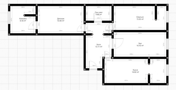 Продам трехкомнатную (3-комн.) квартиру, Московская ул, 4, Нальчик г