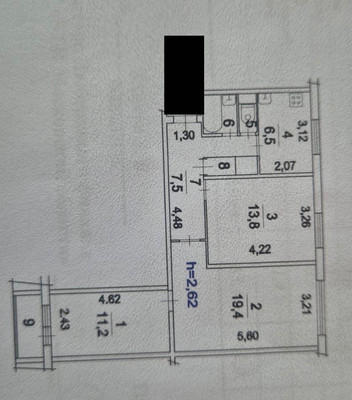 Продам трехкомнатную (3-комн.) квартиру, 23-й км Рязанского (Птицефабрика мкр.) ш, 28, Томилино рп
