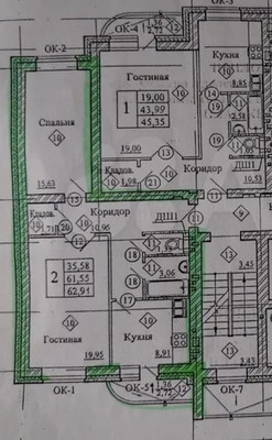 Продам двухкомнатную (2-комн.) квартиру, Урывского ул, 17/2, Воронеж г