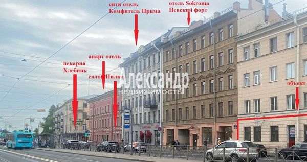 Сдам коммерческое помещение 98 м2, Лиговский пр-кт, 247, Санкт-Петербург г