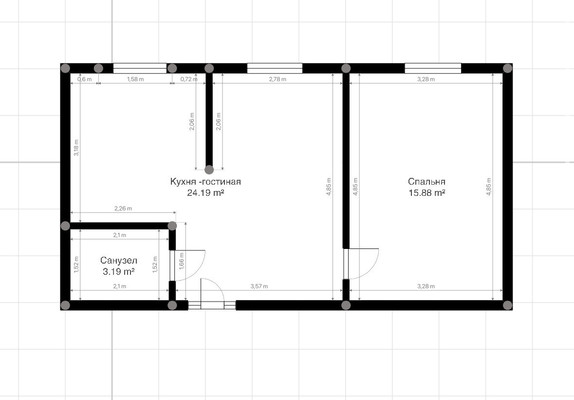 Продам двухкомнатную (2-комн.) квартиру, Кабардинская ул, 230к4, Нальчик г
