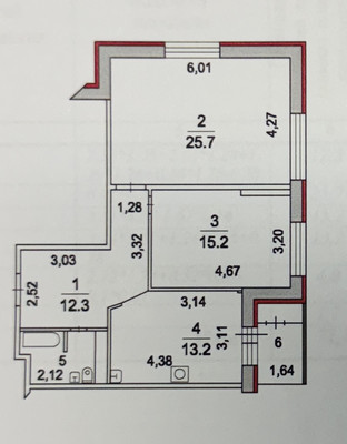 Продам двухкомнатную (2-комн.) квартиру, Октябрьский пр-кт, 145, Люберцы г