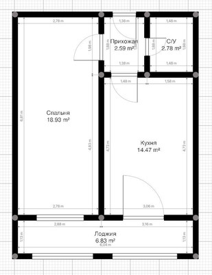Продам однокомнатную (1-комн.) квартиру, Баксанское ш, 1кг, Чегем г