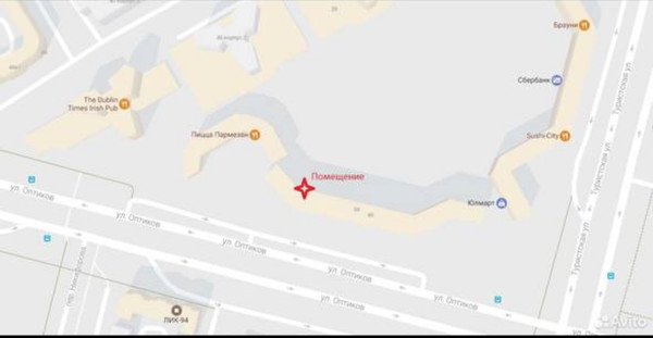 Сдам коммерческое помещение 46 м2, Оптиков ул, 45к1, Санкт-Петербург г