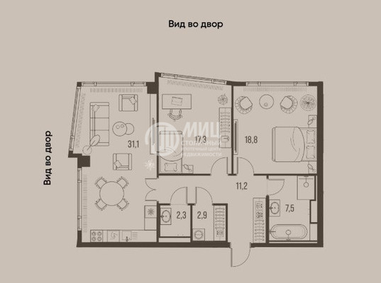 Продам трехкомнатную (3-комн.) квартиру, Летниковская ул, 11к1, Москва г