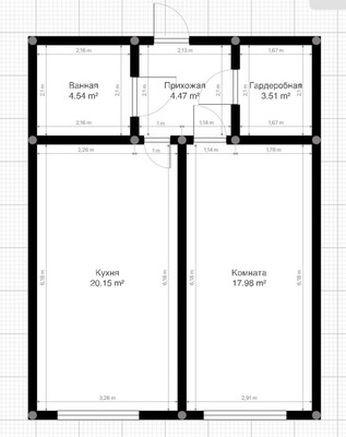 Продам однокомнатную (1-комн.) квартиру, Ленина пр-кт, 1кд, Нальчик г