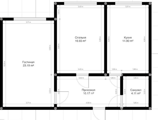 Продам двухкомнатную (2-комн.) квартиру, Московская ул, 14, Нальчик г