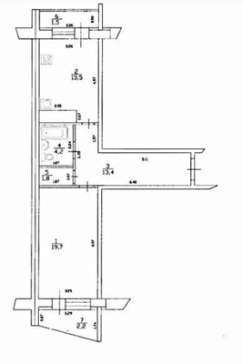 Продам однокомнатную (1-комн.) квартиру, Победы пр-кт, 152/33, Казань г