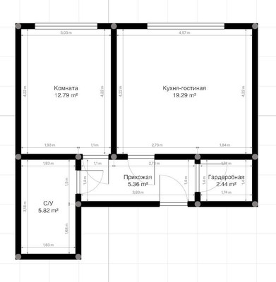 Продам однокомнатную (1-комн.) квартиру, Ахохова ул, 104, Нальчик г