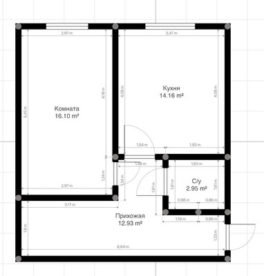 Продам однокомнатную (1-комн.) квартиру, им. Сижажева М.В. ул, 18, Чегем г