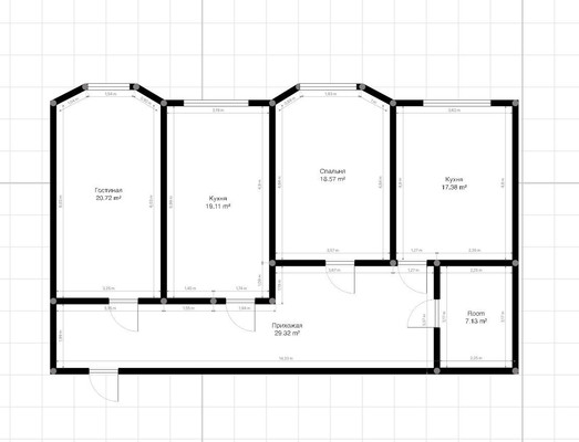 Продам трехкомнатную (3-комн.) квартиру, Тарчокова ул, 29б, Нальчик г