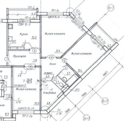 Продам трехкомнатную (3-комн.) квартиру, 1-й проезд, 17, Иваново г