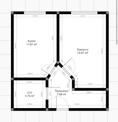 Продам однокомнатную (1-комн.) квартиру, Тарчокова ул, 33, Нальчик г