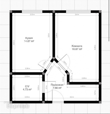 Продам однокомнатную (1-комн.) квартиру, Тарчокова ул, 33, Нальчик г