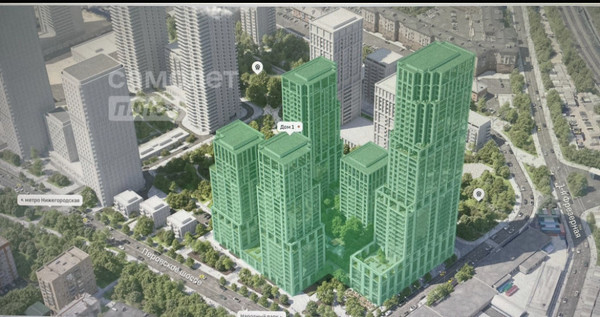 Продам однокомнатную (1-комн.) квартиру (долевое), Перовское ш, 1, Москва г