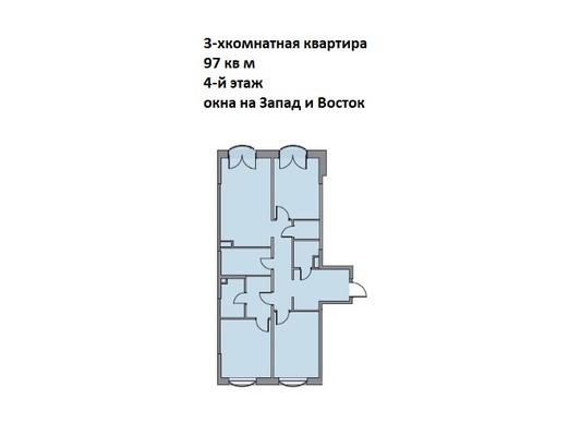 Продам трехкомнатную (3-комн.) квартиру, Академика Королева ул, 21, Москва г