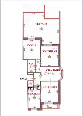 Продам многокомнатную квартиру, Новая ул, 6, Марьино д