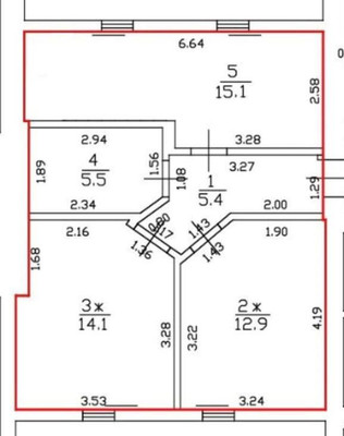 Продам двухкомнатную (2-комн.) квартиру, Весенняя ул, 1, Васильково п