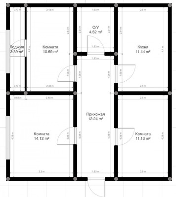 Продам трехкомнатную (3-комн.) квартиру, Солнечная ул, 10, Нальчик г