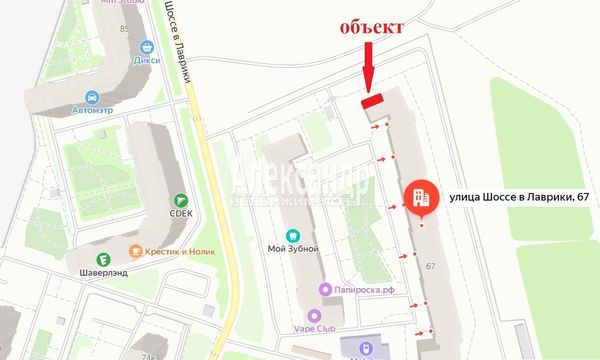 Сдам коммерческое помещение 72 м2, Шоссе в Лаврики ул, 67, Мурино п