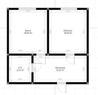 Продам двухкомнатную (2-комн.) квартиру, ОДС ул, 3, Нальчик г