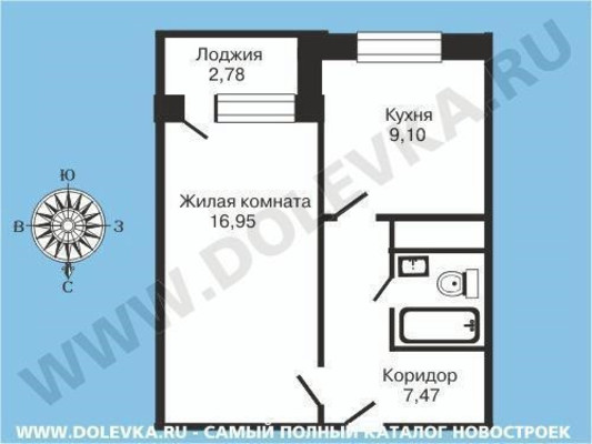 Продам однокомнатную (1-комн.) квартиру, Бехтерева ул, 3, Екатеринбург г