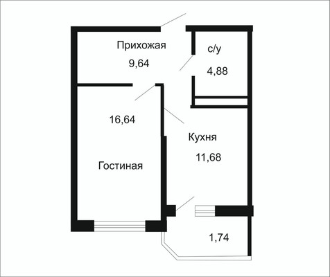 Продам однокомнатную (1-комн.) квартиру, Ставропольская ул, 336/6, Краснодар г