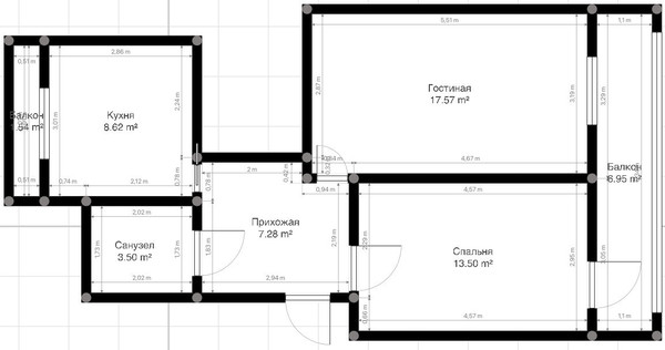 Продам двухкомнатную (2-комн.) квартиру, 9 Мая ул, 14к3, Нальчик г
