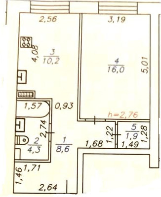 Продам однокомнатную (1-комн.) квартиру, Восточная ул, 8, Кириши г