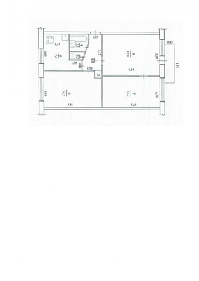 Продам трехкомнатную (3-комн.) квартиру, 2-й Микрорайон ул, 19, Эльбан рп