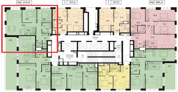 Продам трехкомнатную (3-комн.) квартиру (долевое), Южнопортовая ул, Москва г