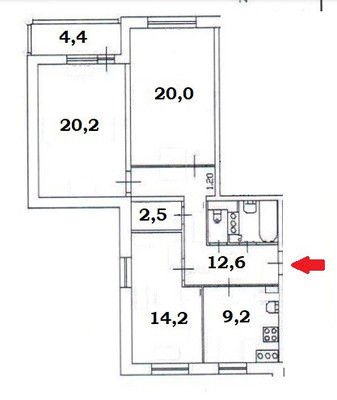 Продам трехкомнатную (3-комн.) квартиру, Мебельная ул, 35Ак2, Санкт-Петербург г