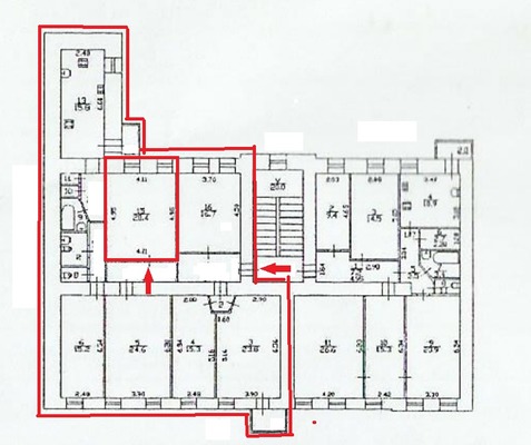 Продам комнату в 6-комн. квартире, Большой В.О. пр-кт, 25А, Санкт-Петербург г