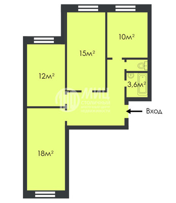 Продам трехкомнатную (3-комн.) квартиру, Бориса Пастернака ул, 29к1, Внуковское п