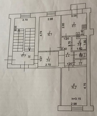 Продам двухкомнатную (2-комн.) квартиру, Мира ул, 90, Краснодар г