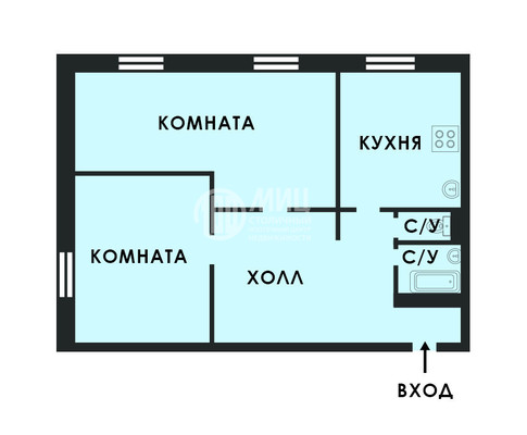 Продам двухкомнатную (2-комн.) квартиру, 2-я Филевская ул, 5к1, Москва г