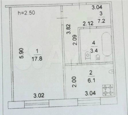 Продам однокомнатную (1-комн.) квартиру, Йывана Кырли ул, 19, Йошкар-Ола г