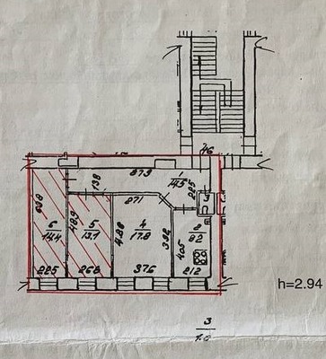 Продам трехкомнатную (3-комн.) квартиру, Большая Пороховская ул, 16а, Санкт-Петербург г